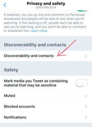 privacy and setting twitter