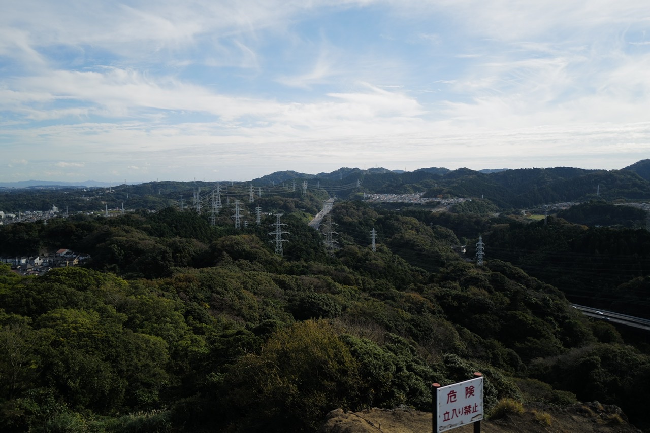 鷹取山 展望台からの景色