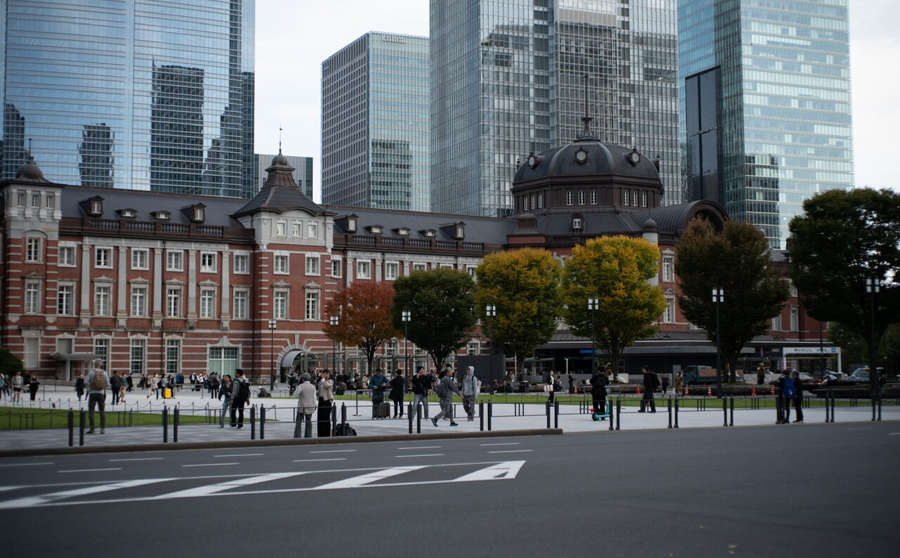 東京駅 紅葉
