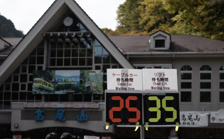 高尾山 ケーブルカー 待ち時間