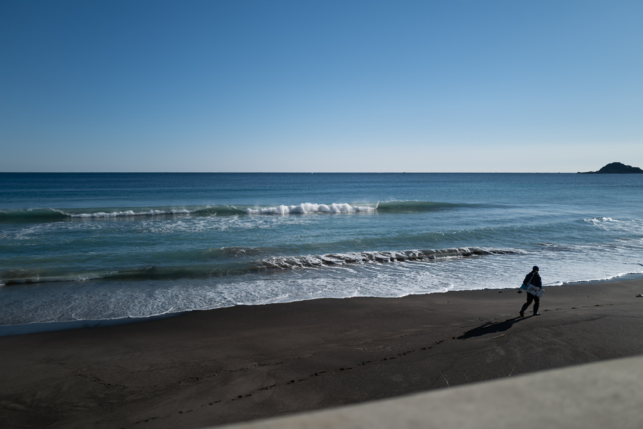 鴨川グランドホテルからの海
