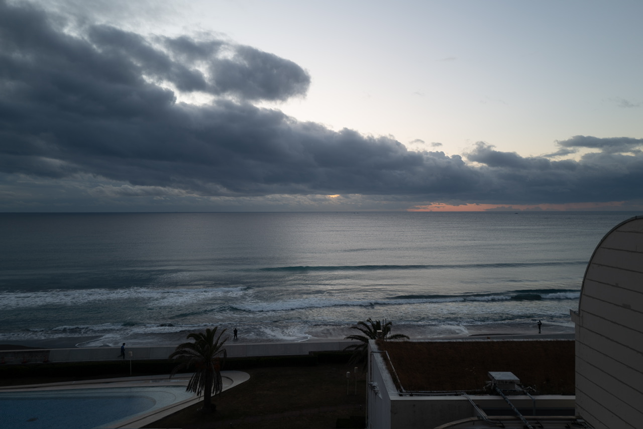 鴨川グランドホテル 部屋からの眺め 朝